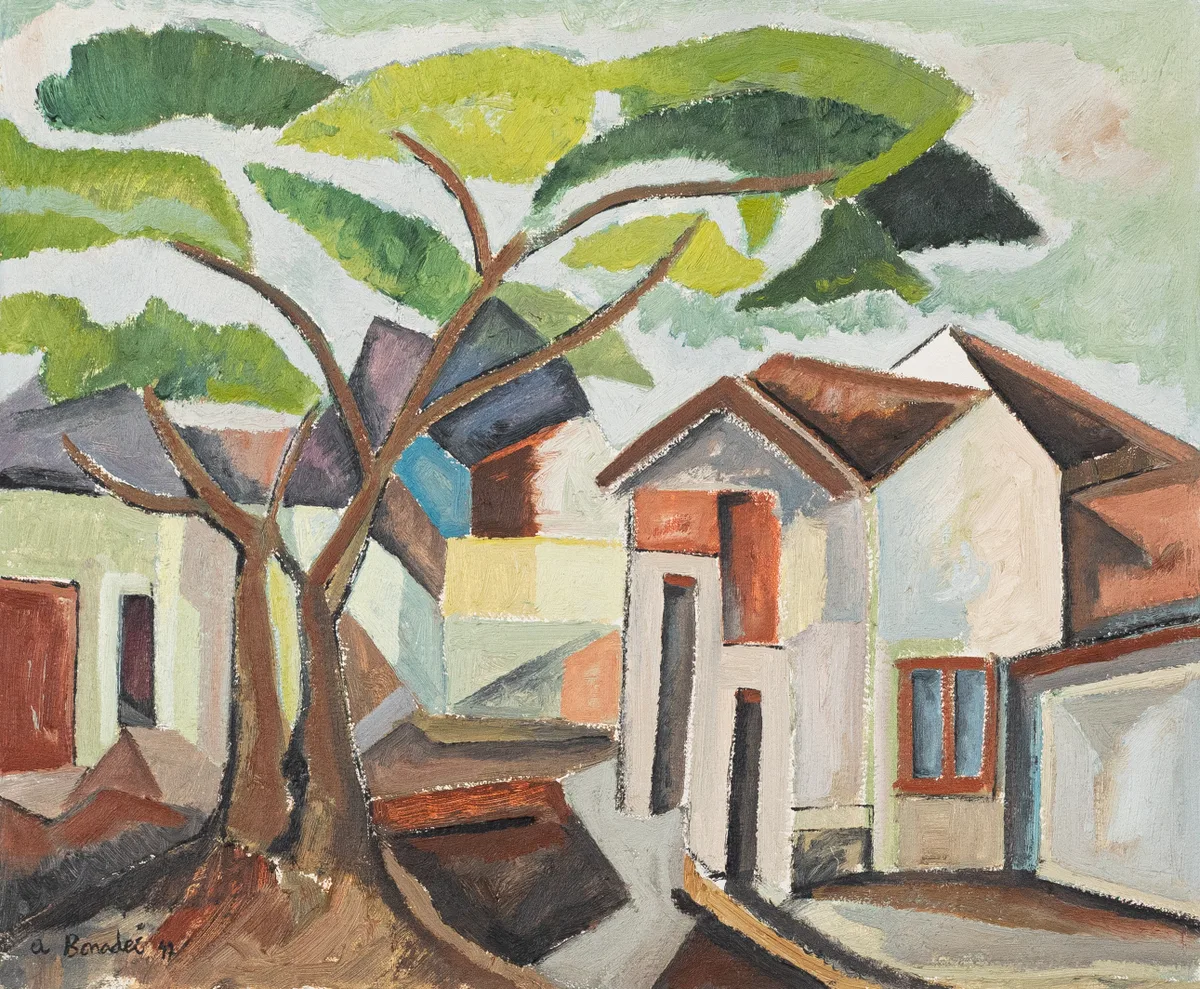 Aldo - Paisagem e casario — Aldo Bonadei
