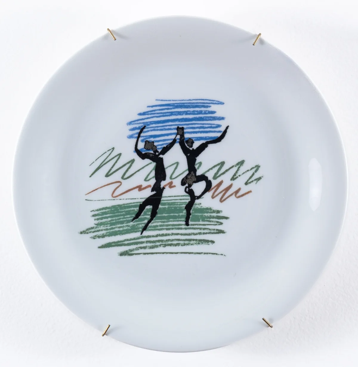 PABLO PICASSO LIMOGES PORCELAIN COMMEMORATIVE PLATE FRANCE — Pablo Picasso