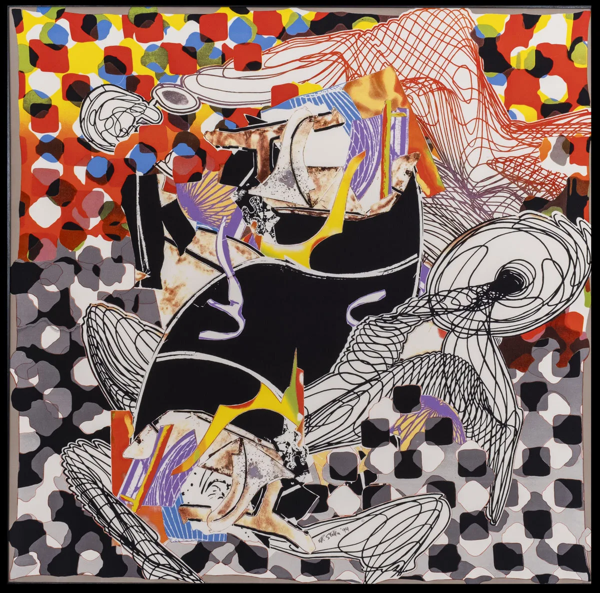 Whale watch shawl — Frank Stella