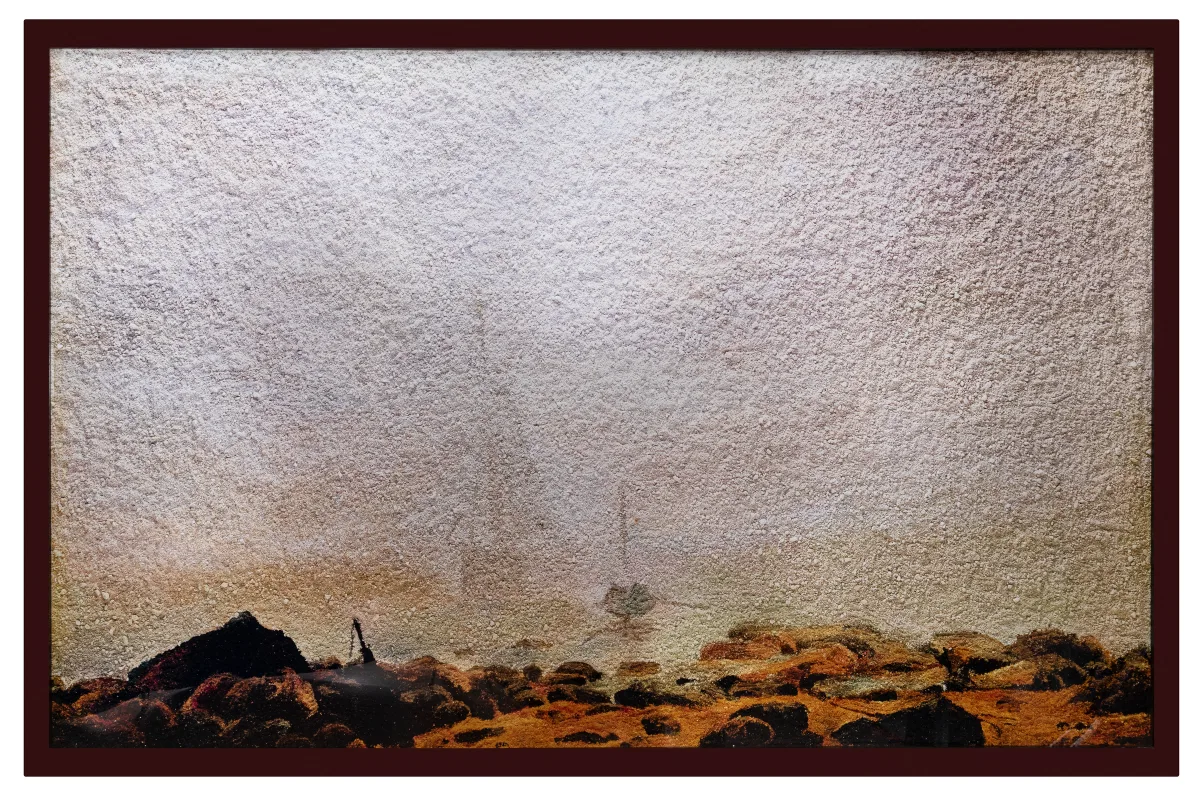 Mist, after Caspar David Friedrich, da série Pictures of Pigment — Vik Muniz